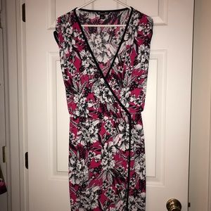 Victoria’s Secret sleeveless faux-wrap dress.